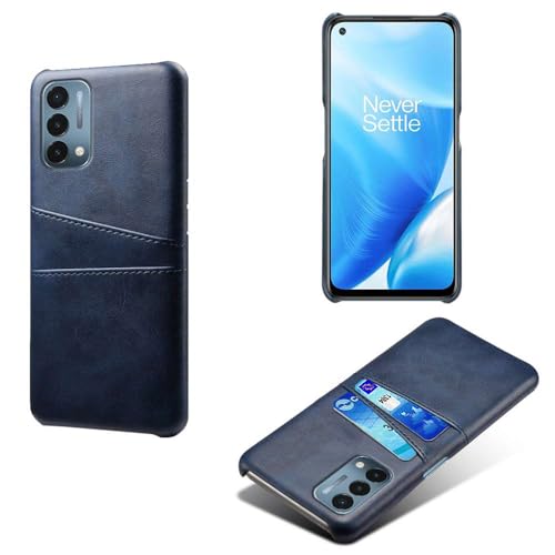 Hülle kompatibel mit Oneplus Nord N200 5G,PU-Lederhülle - schlanke stoßfeste Handyhülle mit 2 Kartenschlüssen,Anti-Fingerabdruck & Anti-Drop-Schutz Kunststoff-Kunstleder-Blue Hülle kompatibel mit Oneplus Nord N200 5G,PU-Lederhülle - schlanke stoßfeste Handyhülle mit 2 Kartenschlüssen,Anti-Fingerabdruck & Anti-Drop-Schutz Kunststoff-Kunstleder-Blue von Generic