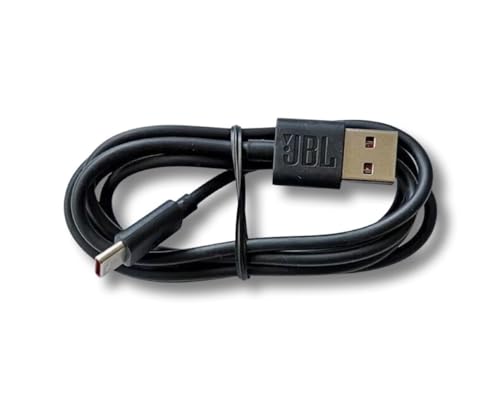 JBL USB-C Ladekabel Original - Für JBL Charge 4,5 Flip 5, 6 Pulse 4, 5 Go 3, 4 Clip 4 Xtreme 3 JBL Ladegerät USB C Cable Schwarz 100cm von Generic