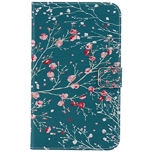 JIan Ying Cover für Samsung Tab A6 7.0, Galaxy Tab ein 7.0" Case - Slim PU Leder Tri-Fold Ständer Klapp Schutzhülle für für Samsung Galaxy Tab A 7.0" (2016) SM-T280/T285 Tablet Pink Baum von Generic