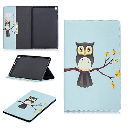 JIan Ying Schutzhülle für Samsung Galaxy Tab A 10.1 (2019) SM-T510 SM-T515 Slim Pattern Protector Eule von Generic