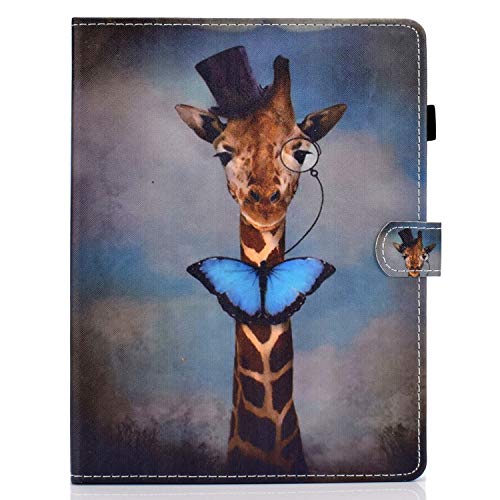 JIan Ying Schutzhülle für Samsung Galaxy Tab A 10.5 SM-T590 SM-T595, mit schönen Mustern, leicht Giraffe von Generic