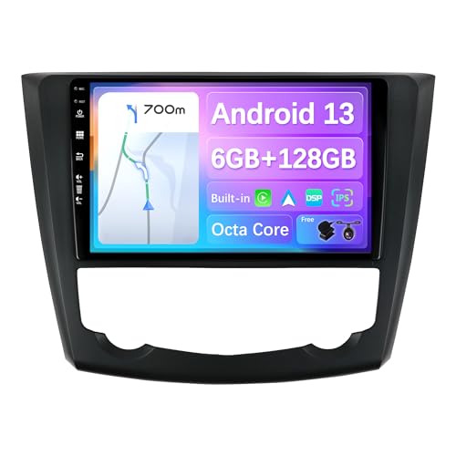 JOYX - [6G+128G] - Android 13 IPS Autoradio Passt für Renault Kadjar (2015-2019) - Kabellos CarPlay/Android Auto/DSP - LED Kamera & MIC - 9 Zoll 2 Din - DAB Lenkradsteuerung Fast-Boot 360-Kamera WiFi von Generic