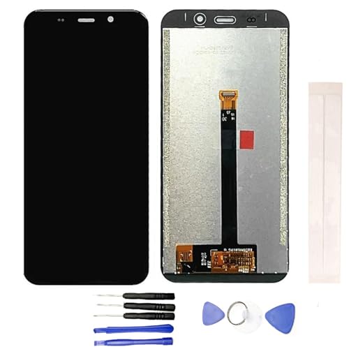 JayTong Display Ersatz für Fossibot F101 Pro LCD-Display + Reparatur Touchscreen Glas zusammengebaut + Reparatur Werkzeug (Schwarz) von Generic