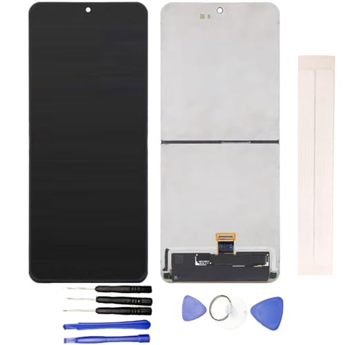 JayTong Display Ersatz für Ga-laxy Z Flip4 F721 SM-F721 LCD-Display + Reparatur Touchscreen Glas zusammengebaut + Reparatur Werkzeug (Schwarz) von Generic