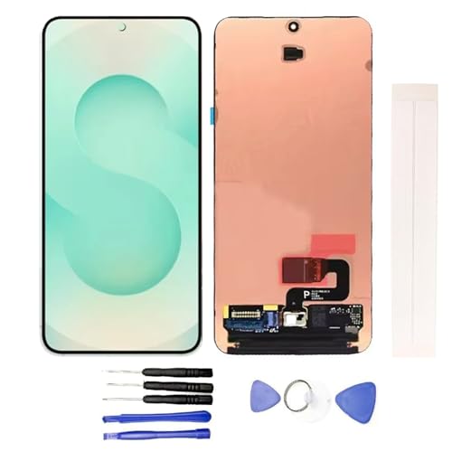 JayTong Display Ersatz für Galaxy S25 5G S931B S931B/DS S931U S931E S931W LCD-Display + Reparatur Touchscreen Glas zusammengebaut + Reparatur Werkzeug (Schwarz) von Generic
