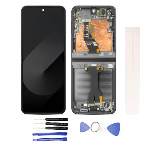JayTong Display Ersatz für Galaxy Z Flip 6 F741B F741U (EU Version) Display Touch Screen Assembly (Silberrand) von Generic