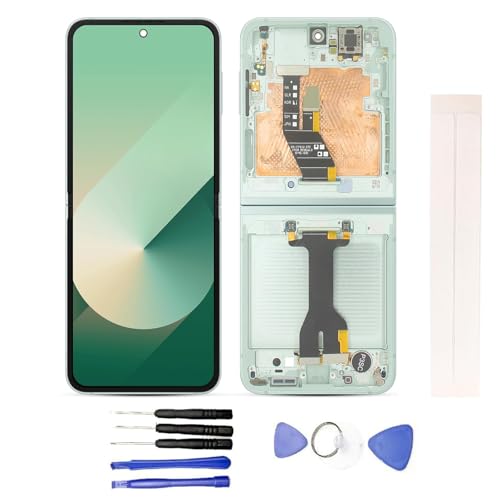 JayTong Display Ersatz für Galaxy Z Flip6 F741B F741U (US Version) LCD-Display + Reparatur Touchscreen Glas zusammengebaut + Reparatur Werkzeug (Mit gelbem Rahmen) von Generic