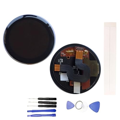 JayTong Display Ersatz für Polar Vantage V3 LCD-Display + Reparatur Touchscreen Glas zusammengebaut + Reparatur Werkzeug (Schwarz) von Generic