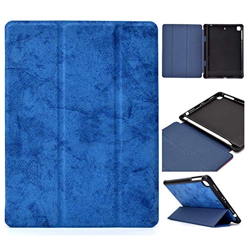 Jian Ying Schutzhülle für Apple iPad Mini 1 2 3 4, Mode Elegant schlanke und leichte Cover Ständer Schutz Displayschutzfolie Fall blau von Generic