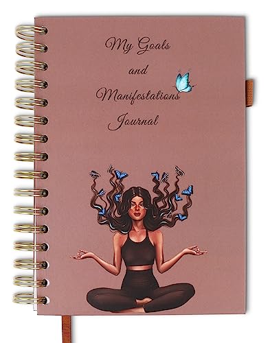 Journal Tagebuch Personal Planer Organizer - Positive Psychologie and Manifestation aesthetic, Goals and Motivations multicolour Notizbuch Beige von Generic