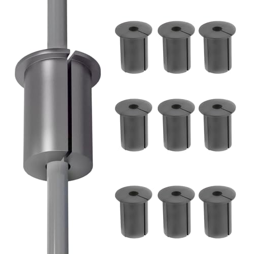 Kabel -Routing -Kit - 10 Prozent Kabel -Futtermittel Durch Buchsen, Silikon -Netzwerkkabel -Kabellöcher, Haltbar Kabel -Routing -Kit - 10 Kabelzufuhr Durch Buchsen, Silikon -Kabelwand -Grommet Für Eth von Generic