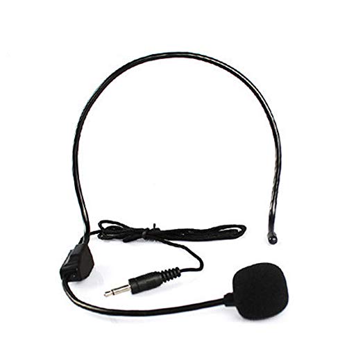 Kabelgebundenes Headset, Kopfhörer, abgenutztes Mikrofon, Kopfhörer, kabelgebundenes Mikrofon, Multifunktions-Lautsprecher, 1 Stück, Andere Edelsteine von Generic