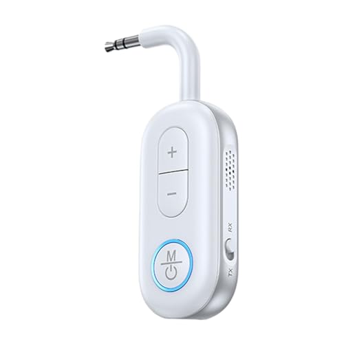 Kabelloser AUX-Empfänger, AUX-Sender | 2-in-1-AUX-Eingangsadapter – tragbarer kabelloser Empfänger für Auto, kabelloser Sender für Kopfhörer/kabelgebundener Lautsprecher Kabelloser AUX-Empfänger, AUX-Sender | 2-in-1-AUX-Eingangsadapter – tragbarer kabelloser Empfänger für Auto, kabelloser Sender für Kopfhörer/kabelgebundener Lautsprecher von Generic