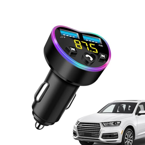 Kabelloser Autoadapter: Adapter für Auto-Musik-Player, intelligenter Audioempfänger für | USB-Musik-Player mit Schnellladung mit doppelter Ports, MP3-Player mit Anrufen in Kabelloser Autoadapter: Adapter für Auto-Musik-Player, intelligenter Audioempfänger für | USB-Musik-Player mit Schnellladung mit doppelter Ports, MP3-Player mit Anrufen in von Generic