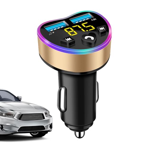 Kabelloser Autoadapter: Adapter für Auto-Musik-Player, intelligenter Audioempfänger für | USB-Musik-Player mit Schnellladung mit doppelter Ports, MP3-Player mit Anrufen in Kabelloser Autoadapter: Adapter für Auto-Musik-Player, intelligenter Audioempfänger für | USB-Musik-Player mit Schnellladung mit doppelter Ports, MP3-Player mit Anrufen in von Generic