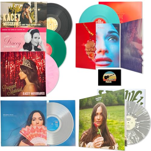 Kacey Musgraves "Colored Complete Vinyl Discography" Collection: 'Same Trailer Different Park' / 'Paegent Material' / 'A Very Kacey Christmas' / 'Golden Hour' / 'Star-Crossed' / 'Deeper Well' / + von Generic
