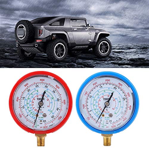Kältemittel Druckmesser, Kompakt Blau+Klimaanlage Klimaanlagenkältemittel Kalibrator, Präzise für das Autowagen Kältemittel Druckmesser, Kompakt Blau+Klimaanlage Klimaanlagenkältemittel Kalibrator, Präzise für das Autowagen von Generic