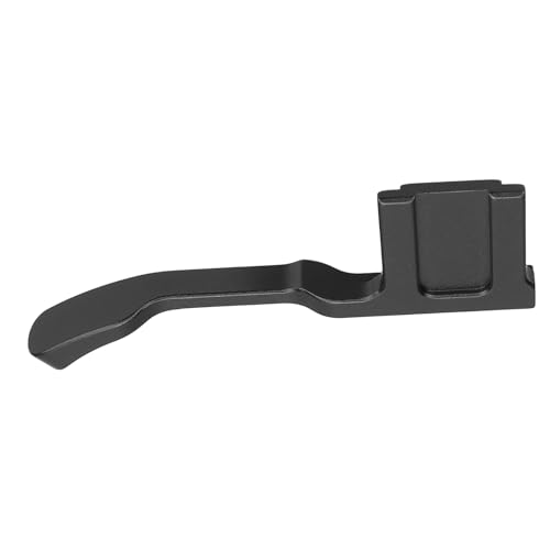 Kamera -Metalldaumen -Up Griff, Leichte Ergonomische Kamera Daumen Up Ruhestütze mit Hot Shoe Cover Protector für Fotografie (Black) von Generic
