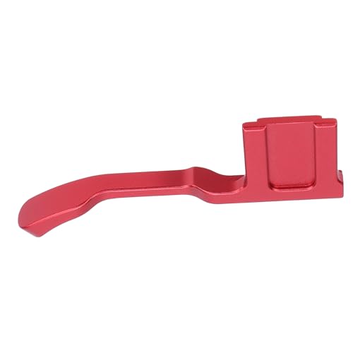Kamera -Metalldaumen -Up Griff, Leichte Ergonomische Kamera Daumen Up Ruhestütze mit Hot Shoe Cover Protector für Fotografie (Rot) von Generic