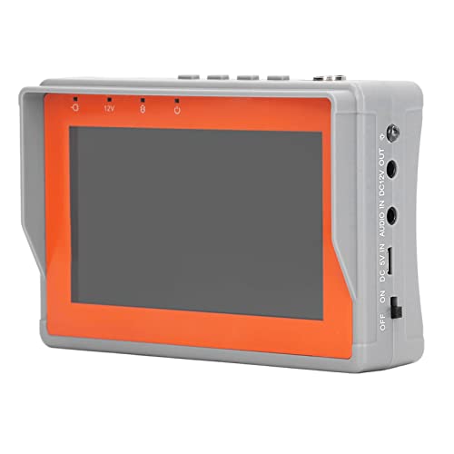 Kamera -Tester, Video 2 in 1 CCTV -Tester 4.3in Anzeige 100‑240V Leichtes Multifunktionales Analoges Koaxial für CVI (EU-Stecker 100-240V) von Generic