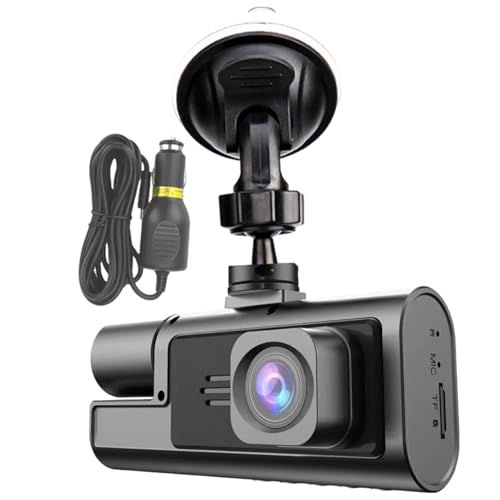 Kamera für Fahrrecorder – Drei-Wege-Dashcam, Auto-Monitorkamera | Kleinkinderhalterung mit Sicht, hohe Definition von Generic
