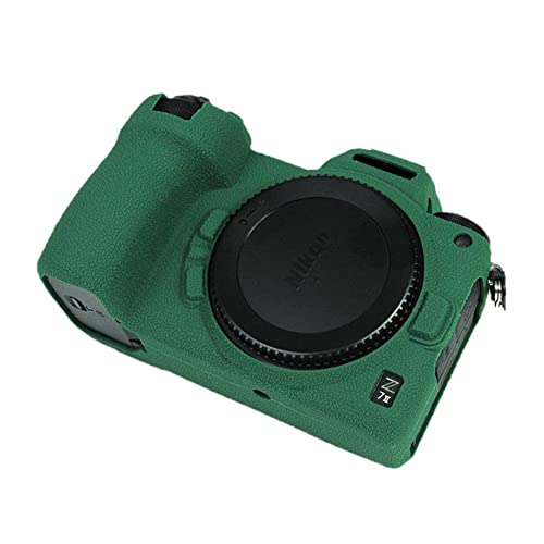 Kameratasche Grün Weich Silikon Anti-Rutsch Textur Armor Skin Body Cover Protector für Nikon Z7 II spiegellose Kamera von Generic