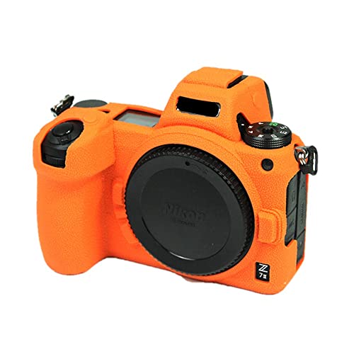 Kameratasche Orange Weich Silikon Anti-Rutsch Textur Rüstung Haut Körperabdeckung Schutz für Nikon Z6 II spiegellose Kamera von Generic