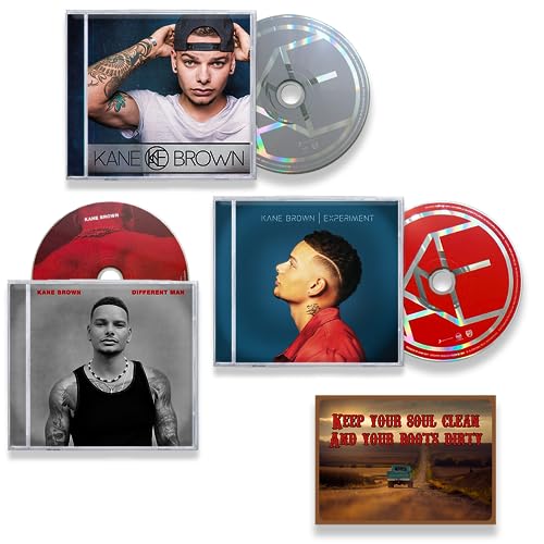 Kane Brown CD Collection: (Self-Titled) / Experiment / Different Man + Including Bonus Art Card von Generic