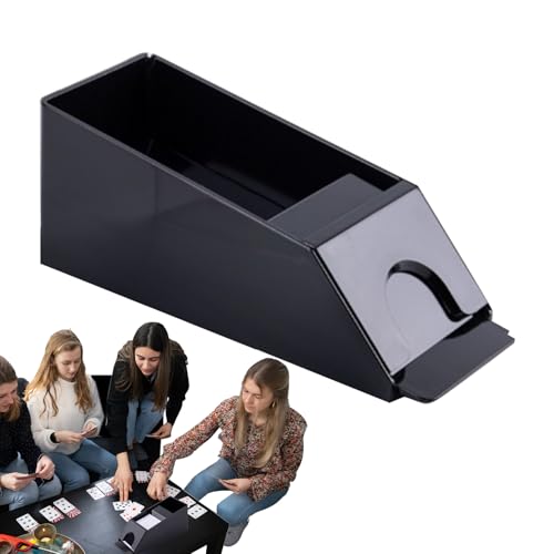 Kartenhändler, Pokerhändler | Poker-Dealer-Halter, Blackjack-Dealer-Schuh,Wiederverwendbare Brettspiel-Unterhaltungs-Requisiten, Spieltisch-Zubehör Home Club Kartenhändler, Pokerhändler | Poker-Dealer-Halter, Blackjack-Dealer-Schuh,Wiederverwendbare Brettspiel-Unterhaltungs-Requisiten, Spieltisch-Zubehör Home Club von Generic