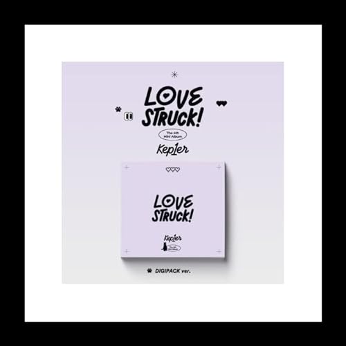 Kep1er LOVESTRUCK! 4th Mini Album Digipack Random Version CD+1p Folded Poster On Pack+20p PhotoBook+2p PhotoCard+Tracking Sealed von Generic