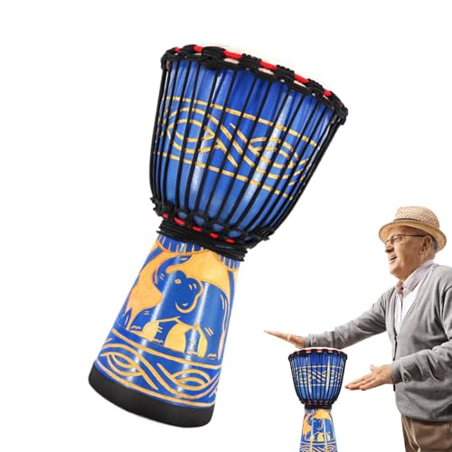 Kids Bongo Drums, 20.3 cm handgeschnitzte afrikanisch inspirierte Handtrommel, Percussion Instrumente, künstlerische Musikdekoration für Musikunterricht, Aktivitäten, Aufführungen Kids Bongo Drums, 20.3 cm handgeschnitzte afrikanisch inspirierte Handtrommel, Percussion Instrumente, künstlerische Musikdekoration für Musikunterricht, Aktivitäten, Aufführungen von Generic