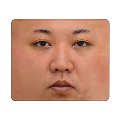 Kim Jong Un Face Meme Mousepad, Mauspad für Computer mit Designs, bedruckt, 25,4 x 30,5 cm, rutschfestes Mauspad für Büro, Gaming, Lernen von Generic