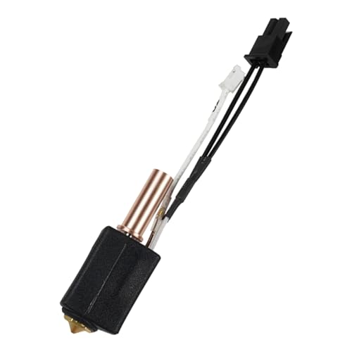 -Kit für 3D -Drucker - Messingdüsenbaugruppe, Keramikisolator | Tragbares Zubehör mit Schnellheat mit reibungsloser innerer Finish RA 0.4 liefert eine Extrusionsrate von 33 mm³/s für eine effiz von Generic