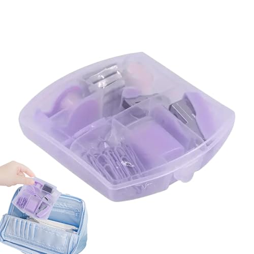 Kleines Heftgerät - Reise-Hefter mit leichtem Hefter Crafts, Miniatur Hefter Set | Miniatur Bürobedarf für Schule und Arbeitsplatz | Com Hefter von Generic