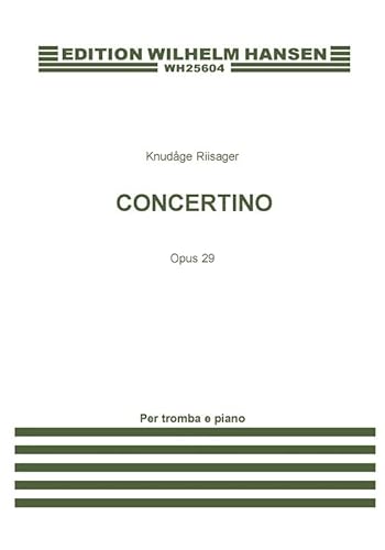 Knudåge Riisager-Concertino For Trumpet and Piano Op. 29-Trompete und Klavier-BOOK von Generic