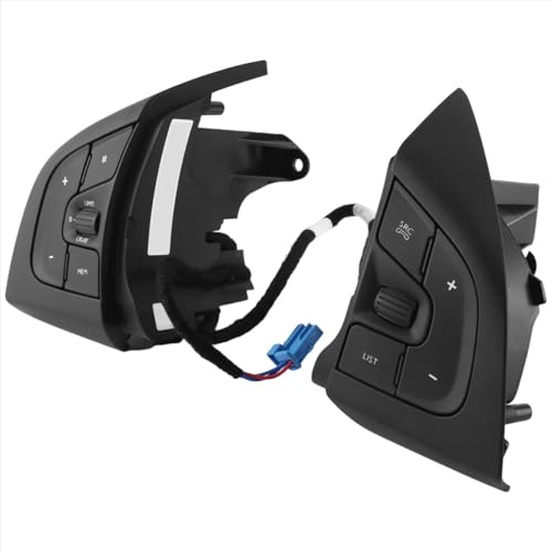 Kompatibel mit C&itroen für C4 für Cactus 2017 98004092ZD Auto Cruise Audio Lautstärkeregler Schalter Auto Lenkradtasten Autozubehör Autoinnenraum von Generic