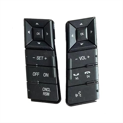 Kompatibel mit Expedition 2015 2016 2017 FL7T-9E740-ADW Auto Lenkradknopf Auto Cruise Fernbedienung Schalter Zubehör Lenkradtaste von Generic