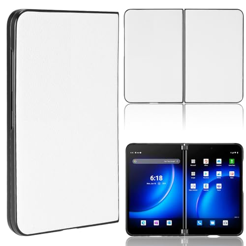 Kompatibel mit Microsoft Surface Duo Hüllen,Kompatibel mit Microsoft Surface Duo Stoßfeste und sturzsichere Telefonhülle Cover White von Generic