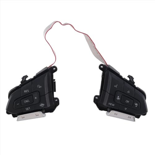 Kompatibel mit VW für Cc für Magotan für Golf 30D959442 Auto Multifunktionslenkrad Kombination Tempomat Schalter Autozubehör Lenkradtaste Kompatibel mit VW für Cc für Magotan für Golf 30D959442 Auto Multifunktionslenkrad Kombination Tempomat Schalter Autozubehör Lenkradtaste von Generic
