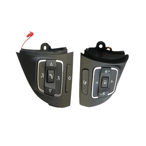 Kompatibel mit VW für Golf MK6 2009-2013 für Cc 2009-2014 5C0959537A Auto Multifunktionslenkrad Tempomat Schalter Taste Montage Lenkradknopf Kompatibel mit VW für Golf MK6 2009-2013 für Cc 2009-2014 5C0959537A Auto Multifunktionslenkrad Tempomat Schalter Taste Montage Lenkradknopf von Generic