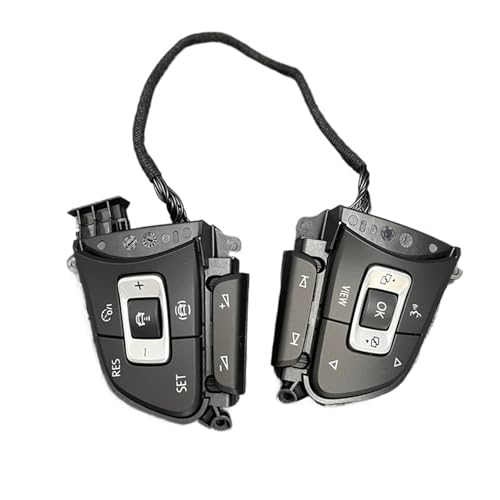 Kompatibel mit VW für Tiguan II 2017 2018 2019 2020 5NA959442B Multifunktionslenkradknopf Auto Tempomat Schalter Auto Montage Auto Innenraum Kompatibel mit VW für Tiguan II 2017 2018 2019 2020 5NA959442B Multifunktionslenkradknopf Auto Tempomat Schalter Auto Montage Auto Innenraum von Generic