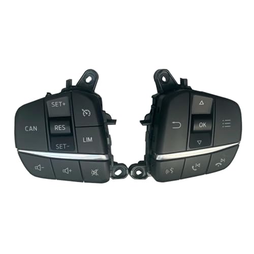 Kompatibel mit für Focus Mk4 für Fiesta 2019 2020 Auto Lenkradsteuerungstaste Auto Cruise Fernbedienung Taste Schalter Montage Auto Innenraum Kompatibel mit für Focus Mk4 für Fiesta 2019 2020 Auto Lenkradsteuerungstaste Auto Cruise Fernbedienung Taste Schalter Montage Auto Innenraum von Generic