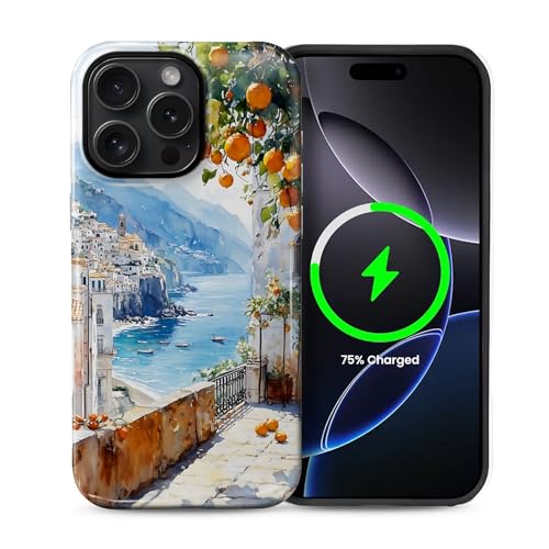 Kompatibel mit iPhone 14 Pro Max, Hybrid-Hülle, 2-lagige, magnetische Hülle, kompatibel mit MagSafe, stoßfest, kratzfest, für Mädchen, Frauen, Jungen, Männer, Lemon Coast für iPhone 14 Pro Max Kompatibel mit iPhone 14 Pro Max, Hybrid-Hülle, 2-lagige, magnetische Hülle, kompatibel mit MagSafe, stoßfest, kratzfest, für Mädchen, Frauen, Jungen, Männer, Lemon Coast für iPhone 14 Pro Max von Generic