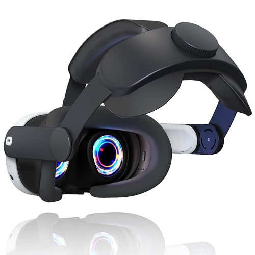 Kopfband für Meta Quest 3, Quest 3 Elite Strap Ersatz Bequemer VR Headset Gurt, Kopfband für Meta Quest 3 Zubehör, reduziert Gesicht und Kopfdruck von Generic