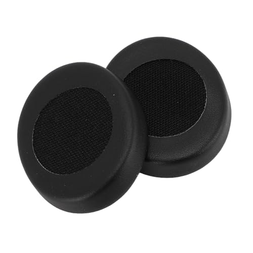 Kopfhörer -Earpads, Ersatzohrpolster Kopfhörer -Deckungen Ohrpolster Weiche Protein Lederschwamm Rausch Isolation Ohrkissen für HD2.01 HD2.20S .30i .30G (BLACK) von Generic