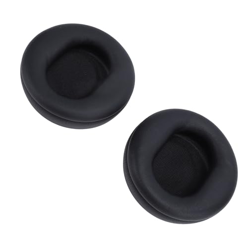 Kopfhörer -Ohrkissen, Glatte Oberflächen -Schall Isolation Kopfhörer Ohrpolster Einfach Eingebautes Weich für Oberflächenkopfhörer 1 2 (Black) von Generic