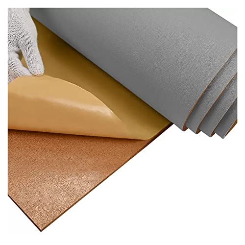 Korkplatte Rolle selbstklebend rahmenlos Pinnwand 6 m lange graue Farbe 3/10 Zoll dicke hängende Wand montiert. von Generic