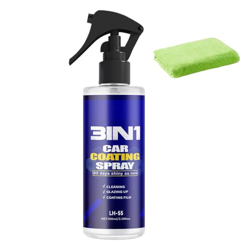 Kratzer -Nano -Reparaturspray - Autobeschichtungsspray, Hochschutz Schnellbeschichtung | Langlebiger Glanz mit UV-Schutz und hydrophoben Eigenschaften, die für Scheinwerfer, Meeres, Motorrad, RV, Boot Kratzer -Nano -Reparaturspray - Autobeschichtungsspray, Hochschutz Schnellbeschichtung | Langlebiger Glanz mit UV-Schutz und hydrophoben Eigenschaften, die für Scheinwerfer, Meeres, Motorrad, RV, Boot von Generic