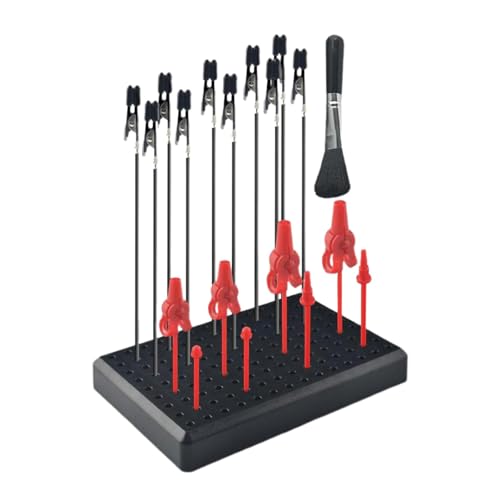 Krokodilklemme für Malerei, Basis für Modellmalerei, Krokodilklemmen aus Draht - Türhalter mit Krokodilklemmen aus Draht, robuste Modellierwerkzeuge und von Generic