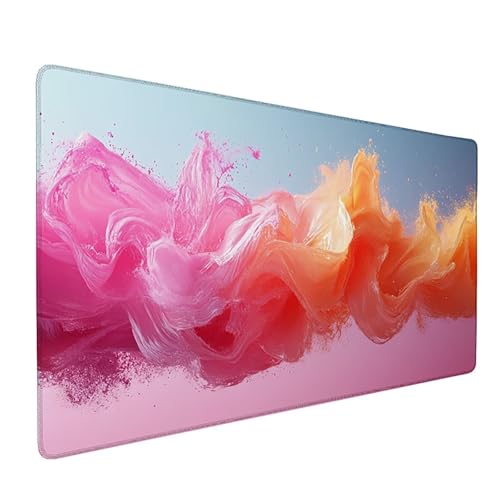 Kunst Gaming Mauspad XXL 1600x800x3mm, Schreibtischunterlage Graffiti Mousepad Groß mit Vernähten Kanten, Rutschfester Gummibasis Mauspad Gaming XXXL Desk Mat, Mouse Pad Groß für Büro, PC T-5424 Kunst Gaming Mauspad XXL 1600x800x3mm, Schreibtischunterlage Graffiti Mousepad Groß mit Vernähten Kanten, Rutschfester Gummibasis Mauspad Gaming XXXL Desk Mat, Mouse Pad Groß für Büro, PC T-5424 von Generic